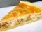 Quiche gevuld met een duo van zalm