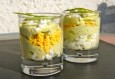 Asperge-espuma met ei