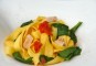 Pappardelle met spinazie en kip