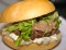 Hamburger met uien- baconpuree