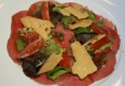 Rundercarpaccio met oude Beemster kaas