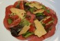 Rundercarpaccio met oude Beemster kaas