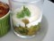 Courgette kaviaar met geitenkaasroom