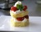 Aardbeien torentje met cake