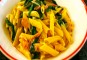 Pasta met spinazie