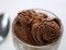 Chocolade sorbetijs
