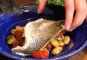 Gegrilde zeebaars