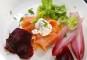 Salade met gerookte zalm