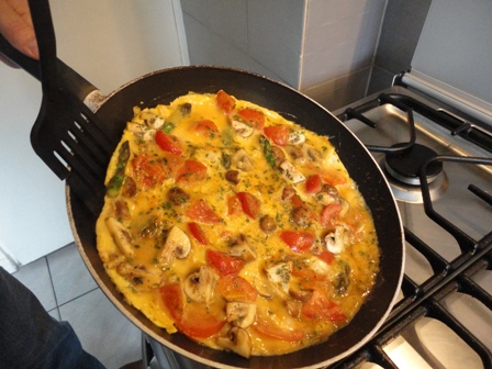 Recept voor Groenteomelet