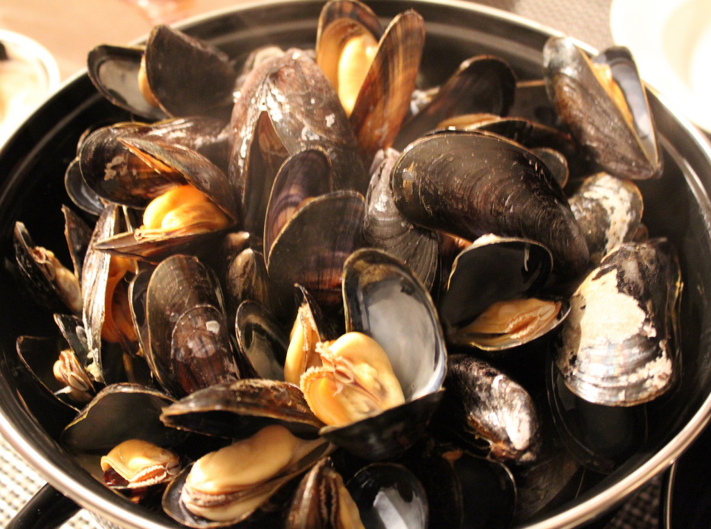 Recept voor Mosselen met witbier