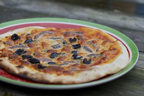 Recept voor uienpizza met ansjovis