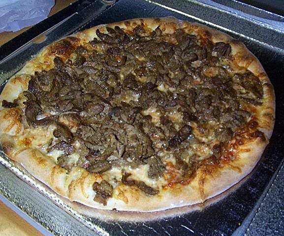 Recept voor shoarmapizza