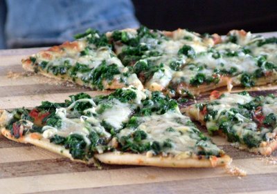 Recept voor spinaziepizza