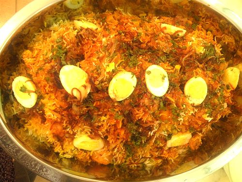 Biryani met kip