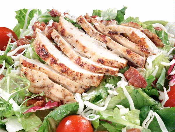 Gegrilde kipsalade