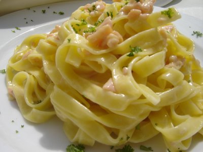 Tagliatelle met zalm