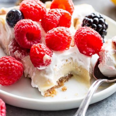 Frisse citroen cheesecake (no-bake)