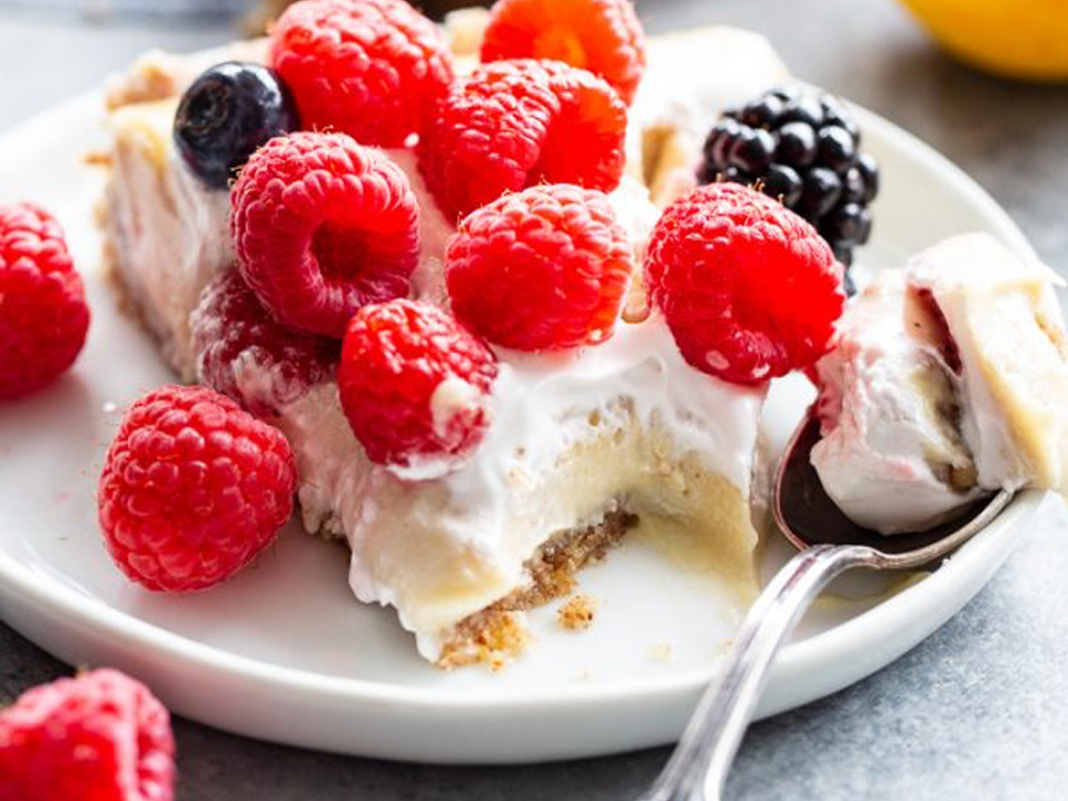 Frisse citroen cheesecake (no-bake)
